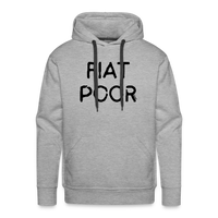 Load image into Gallery viewer, Fiat Poor Bitcoin Hoodie Sweatshirt - heather grey
