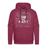 Load image into Gallery viewer, Do The Math Bitcoin Hoodie Sweatshirt - burgundy
