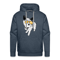 Load image into Gallery viewer, Bitcoin Is For The Yorkies Hoodie Sweatshirt - heather denim

