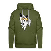 Load image into Gallery viewer, Bitcoin Is For The Yorkies Hoodie Sweatshirt - olive green
