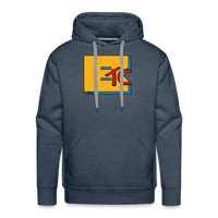 Load image into Gallery viewer, BTC Bitcoin Hoodie Sweatshirt - heather denim
