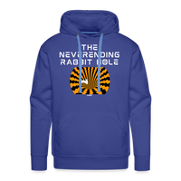 Load image into Gallery viewer, The Neverending Rabbit Hole Bitcoin Hoodie Sweatshirt - royal blue
