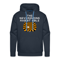 Load image into Gallery viewer, The Neverending Rabbit Hole Bitcoin Hoodie Sweatshirt - navy

