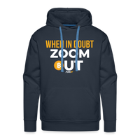 Load image into Gallery viewer, When In Doubt Zoom Out Hoodie Sweatshirt - navy
