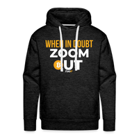 Load image into Gallery viewer, When In Doubt Zoom Out Hoodie Sweatshirt - charcoal grey

