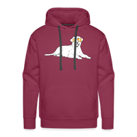 Load image into Gallery viewer, Bitcoin Is For The Labrador Retrievers Hoodie Sweatshirt - burgundy
