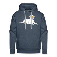 Load image into Gallery viewer, Bitcoin Is For The Labrador Retrievers Hoodie Sweatshirt - heather denim
