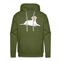Load image into Gallery viewer, Bitcoin Is For The Labrador Retrievers Hoodie Sweatshirt - olive green
