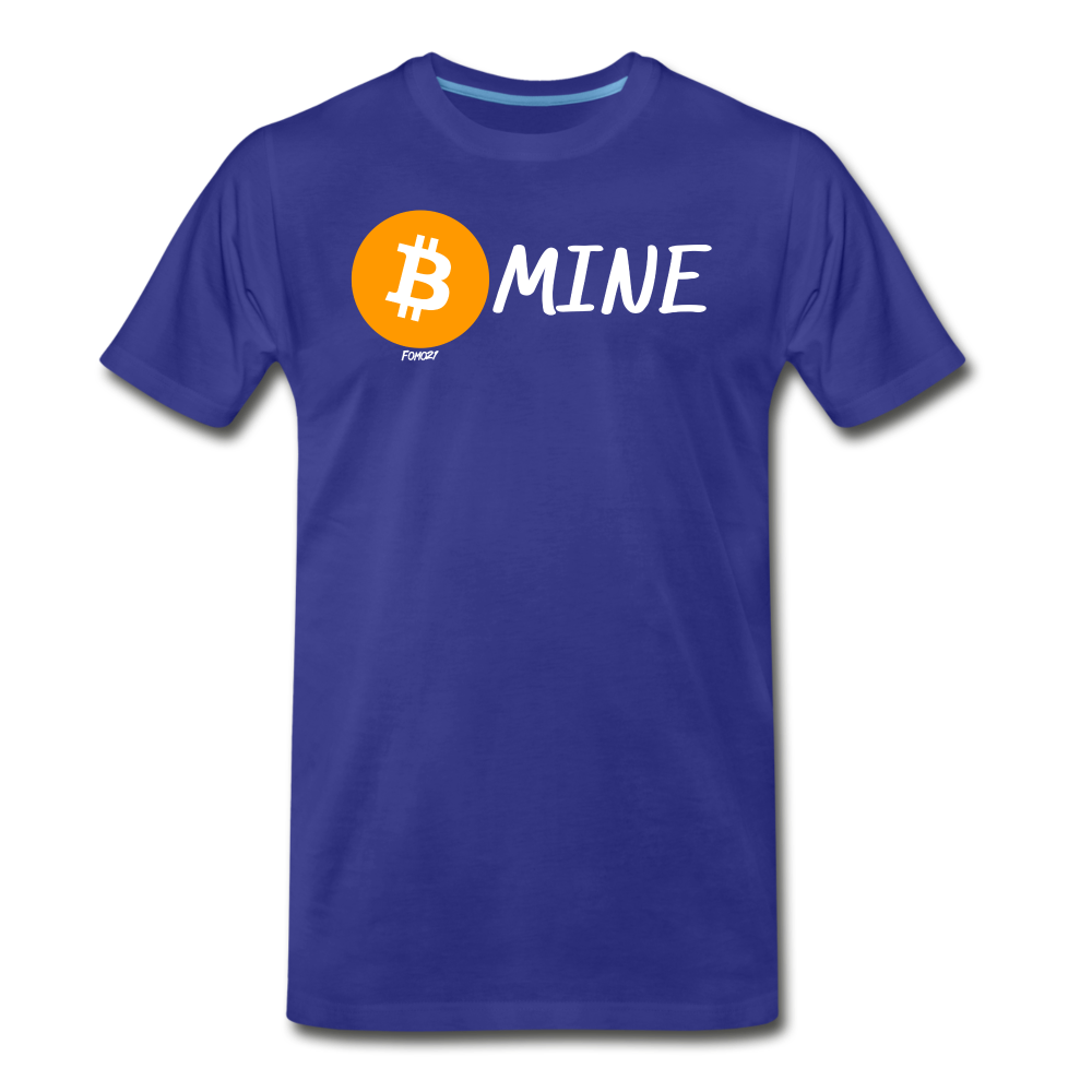 B Mine Bitcoin T-Shirt - royal blue