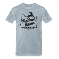 Load image into Gallery viewer, Portland Bitcoiner Bitcoin T-Shirt - heather ice blue
