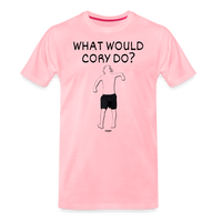 Load image into Gallery viewer, What Would Cory Do? Bitcoin T-Shirt - pink
