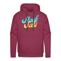 Load image into Gallery viewer, Stack Sats Bitcoin Hoodie Sweatshirt - burgundy
