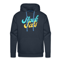 Load image into Gallery viewer, Stack Sats Bitcoin Hoodie Sweatshirt - navy
