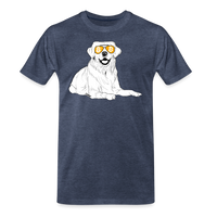 Load image into Gallery viewer, Bitcoin Is For The Golden Retrievers T-Shirt - heather blue
