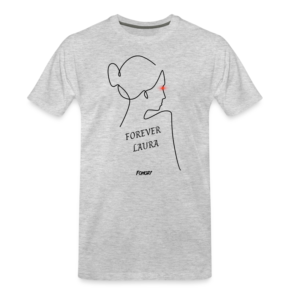 Forever Laura Bitcoin T-Shirt - heather gray