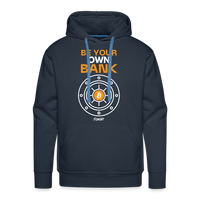 Load image into Gallery viewer, Be Your Own Bank Bitcoin Hoodie Sweatshirt - navy
