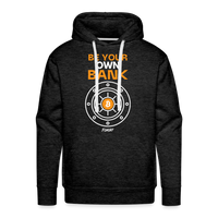Load image into Gallery viewer, Be Your Own Bank Bitcoin Hoodie Sweatshirt - charcoal grey
