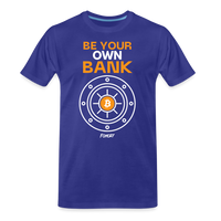 Load image into Gallery viewer, Be Your Own Bank Bitcoin T-Shirt - royal blue
