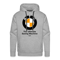 Load image into Gallery viewer, BTC The Ultimate Saving Machine Bitcoin Hoodie Sweatshirt - heather grey

