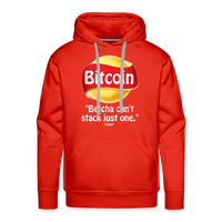 Load image into Gallery viewer, Bitcoin Betcha Can&#39;t Stack Just One Hoodie Sweatshirt - red
