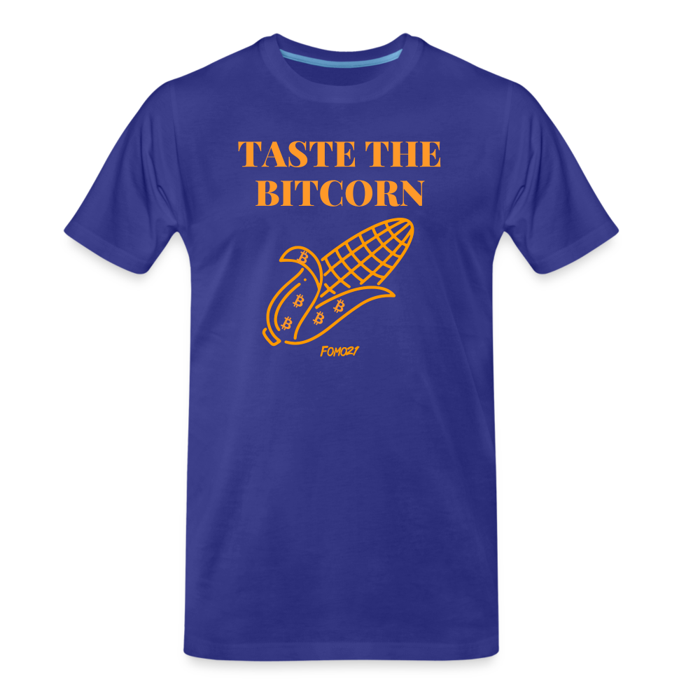 Taste The Bitcorn Bitcoin T-Shirt - royal blue