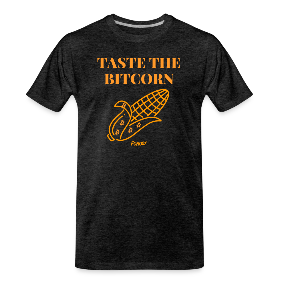 Taste The Bitcorn Bitcoin T-Shirt - charcoal grey