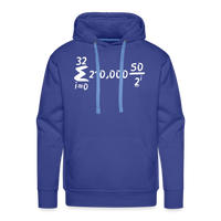 Load image into Gallery viewer, Bitcoin Is Math Hoodie Sweatshirt - royal blue
