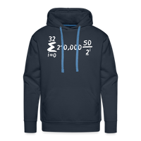 Load image into Gallery viewer, Bitcoin Is Math Hoodie Sweatshirt - navy
