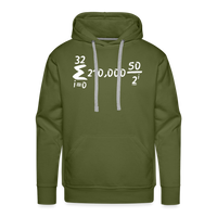 Load image into Gallery viewer, Bitcoin Is Math Hoodie Sweatshirt - olive green
