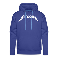 Load image into Gallery viewer, Bitcoin Rocks (White Lettering) Hoodie Sweatshirt - royal blue
