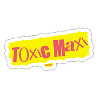 Load image into Gallery viewer, Toxic Maxi 2 Bitcoin Sticker - white matte
