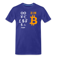 Load image into Gallery viewer, Supply Bitcoin T-Shirt - royal blue
