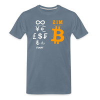 Load image into Gallery viewer, Supply Bitcoin T-Shirt - steel blue
