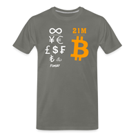 Load image into Gallery viewer, Supply Bitcoin T-Shirt - asphalt gray
