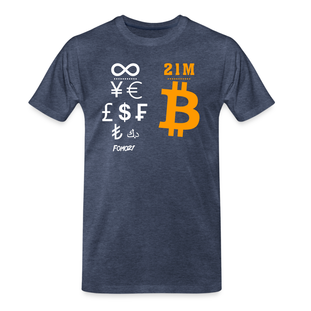 Supply Bitcoin T-Shirt - heather blue