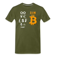 Load image into Gallery viewer, Supply Bitcoin T-Shirt - olive green
