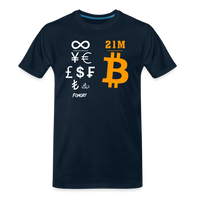 Load image into Gallery viewer, Supply Bitcoin T-Shirt - deep navy
