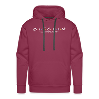 Load image into Gallery viewer, Bitcoin I&#39;ll Be There For You Hoodie Sweatshirt - burgundy
