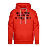 Load image into Gallery viewer, Don&#39;t Make Me Use My Bitcoin Voice Hoodie Sweatshirt - red
