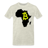 Load image into Gallery viewer, Bitcoin Africa (Graffiti B) T-Shirt - heather oatmeal

