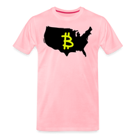 Load image into Gallery viewer, Bitcoin America (Graffiti B) T-Shirt - pink
