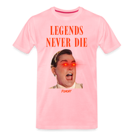 Load image into Gallery viewer, Legends Never Die Bitcoin T-Shirt - pink
