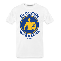 Load image into Gallery viewer, Bitcoin Warriors T-Shirt - white
