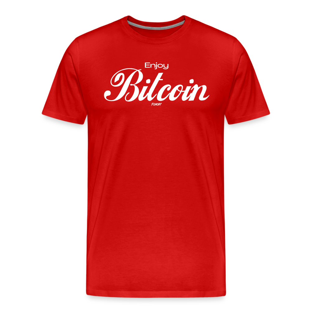 Enjoy Bitcoin T-Shirt - red