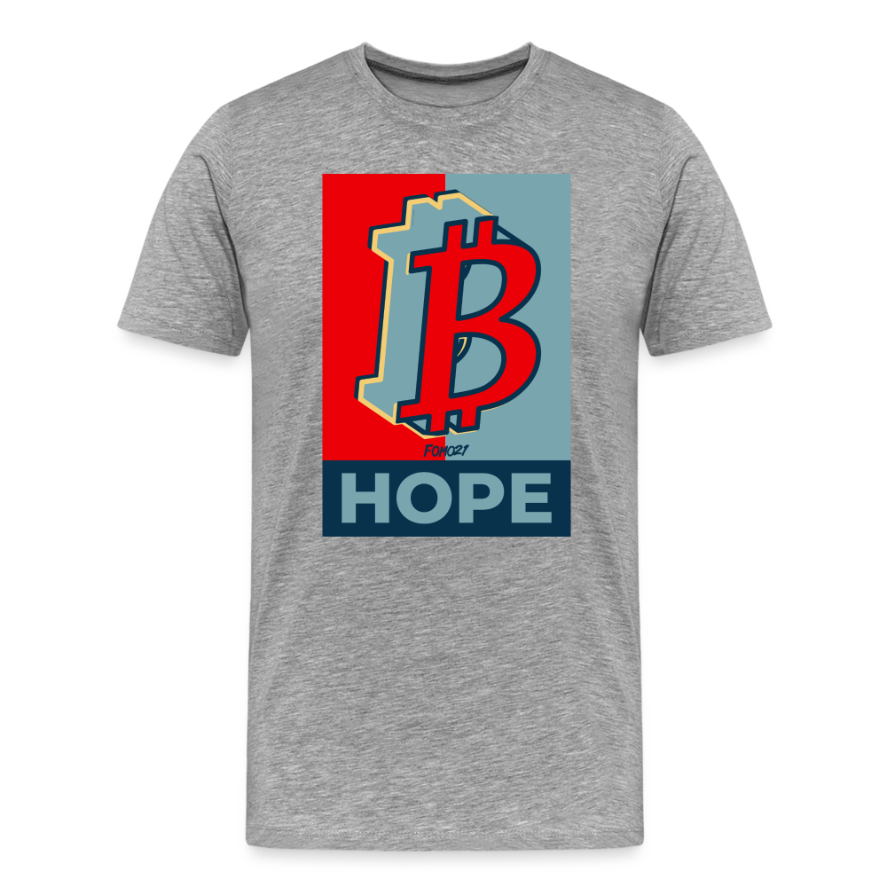 Hope Bitcoin T-Shirt - heather gray