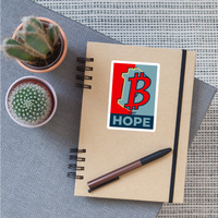 Load image into Gallery viewer, Hope Bitcoin Sticker - white matte
