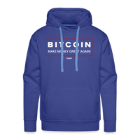 Load image into Gallery viewer, Make Money Great Again Bitcoin Hoodie Sweatshirt - royal blue
