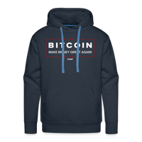 Load image into Gallery viewer, Make Money Great Again Bitcoin Hoodie Sweatshirt - navy
