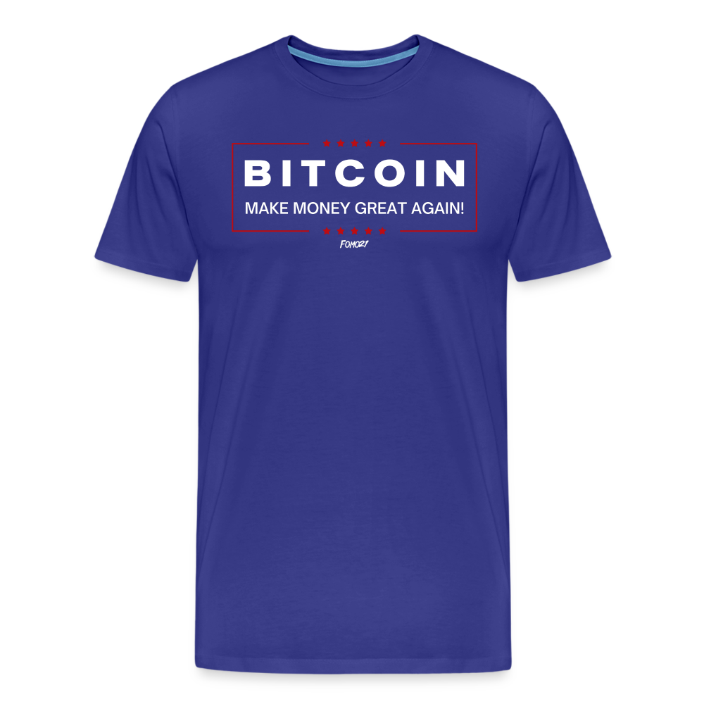 Make Money Great Again Bitcoin T-Shirt - royal blue