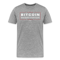 Load image into Gallery viewer, Make Money Sound Again Bitcoin T-Shirt - heather gray
